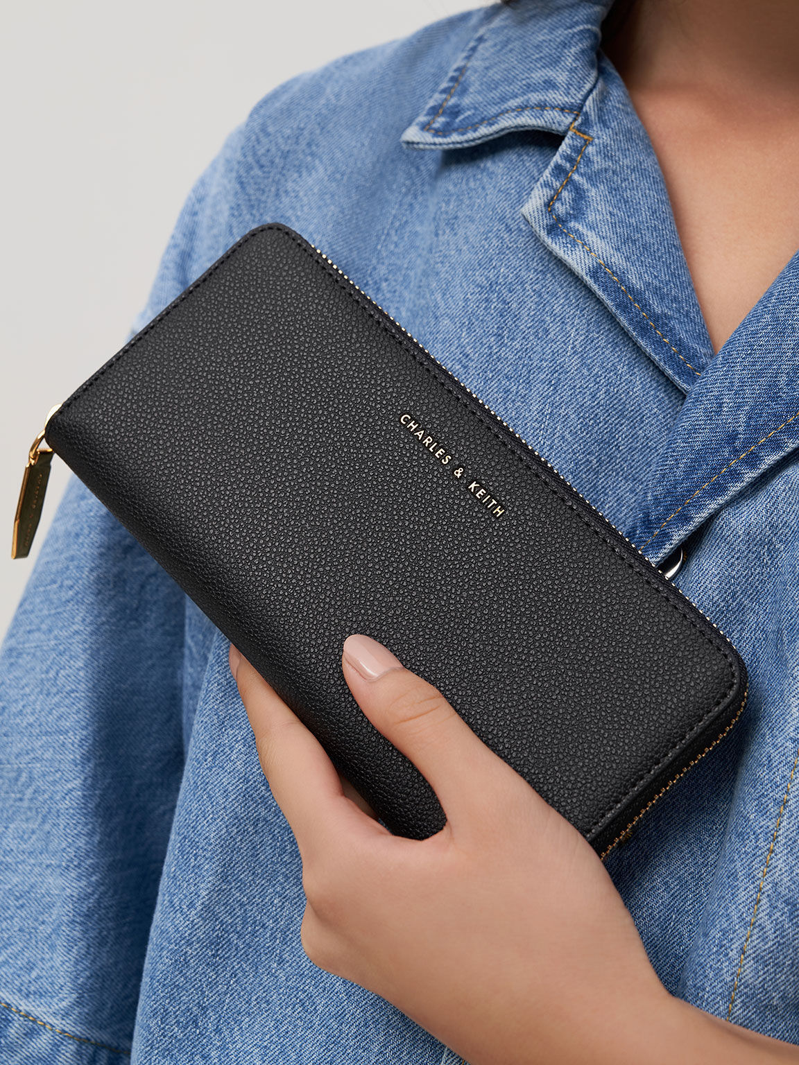 Charles & keith zipped pouch new arrivals