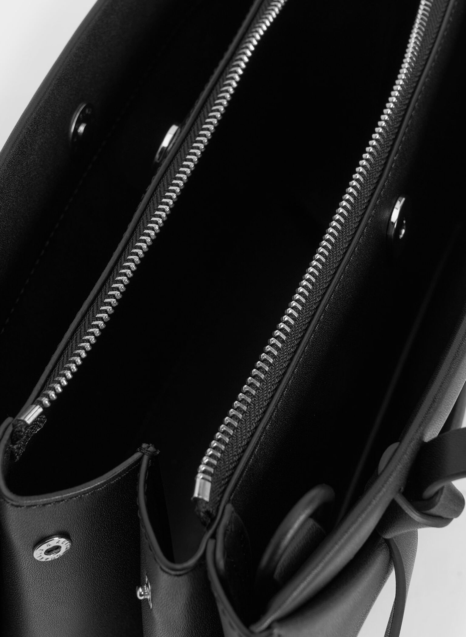 Midori Geometric Tote Bag, Noir, hi-res