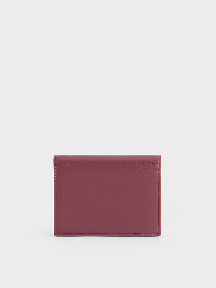 Cassia Card Holder, Burgundy, hi-res