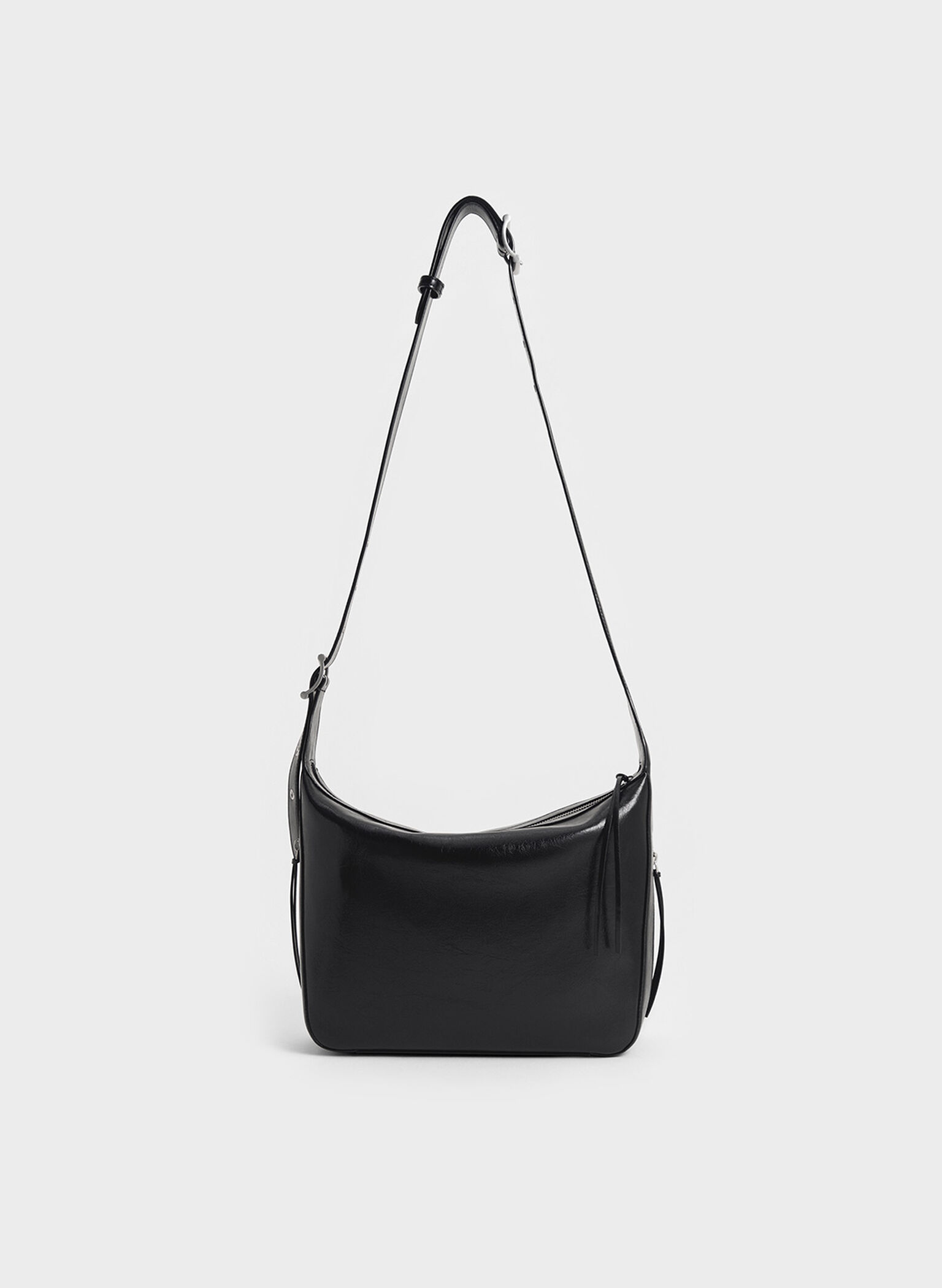 Xylia Hobo Bag, Noir, hi-res