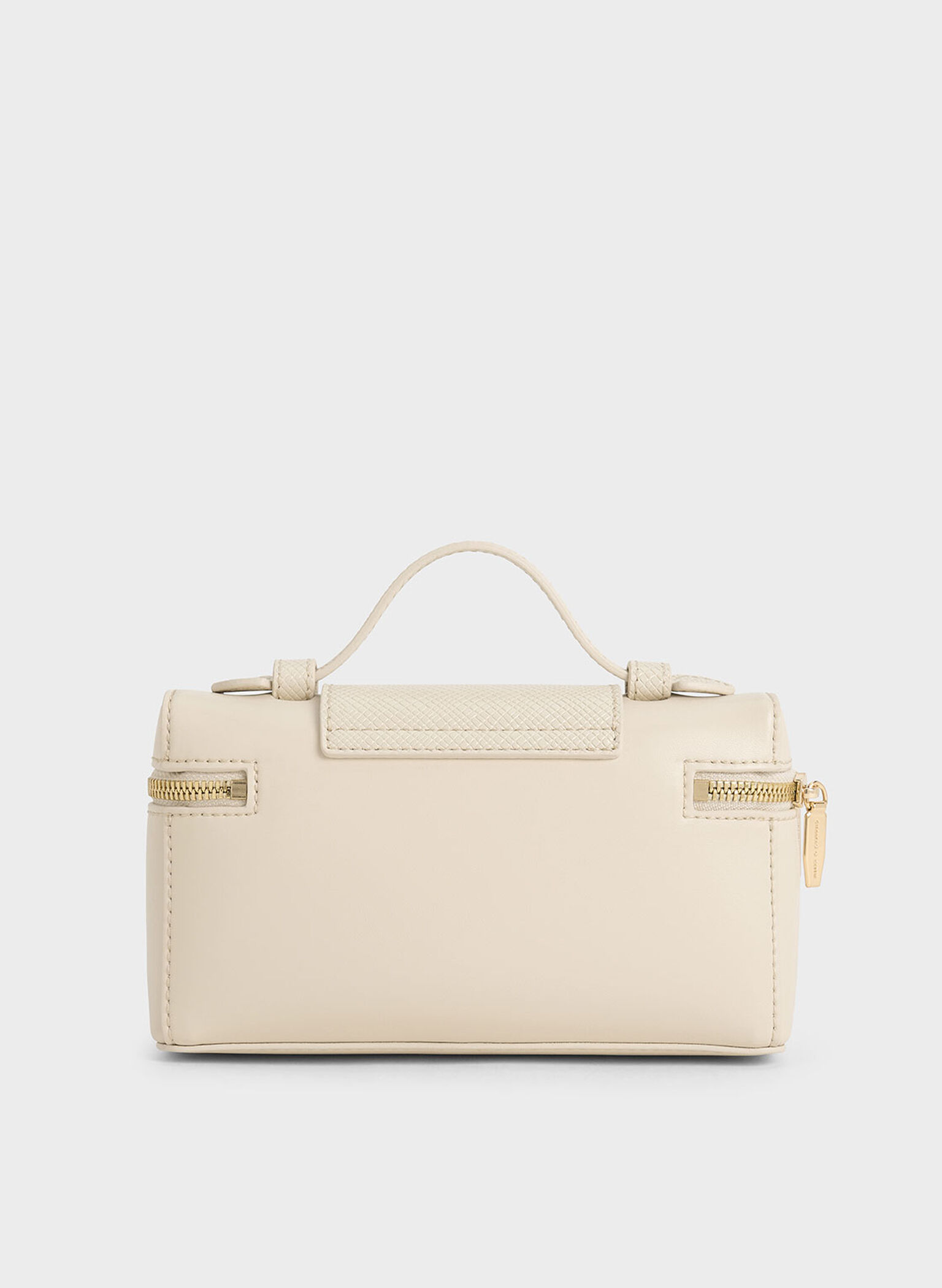 Arwen Top Handle Vanity Bag, Beige, hi-res