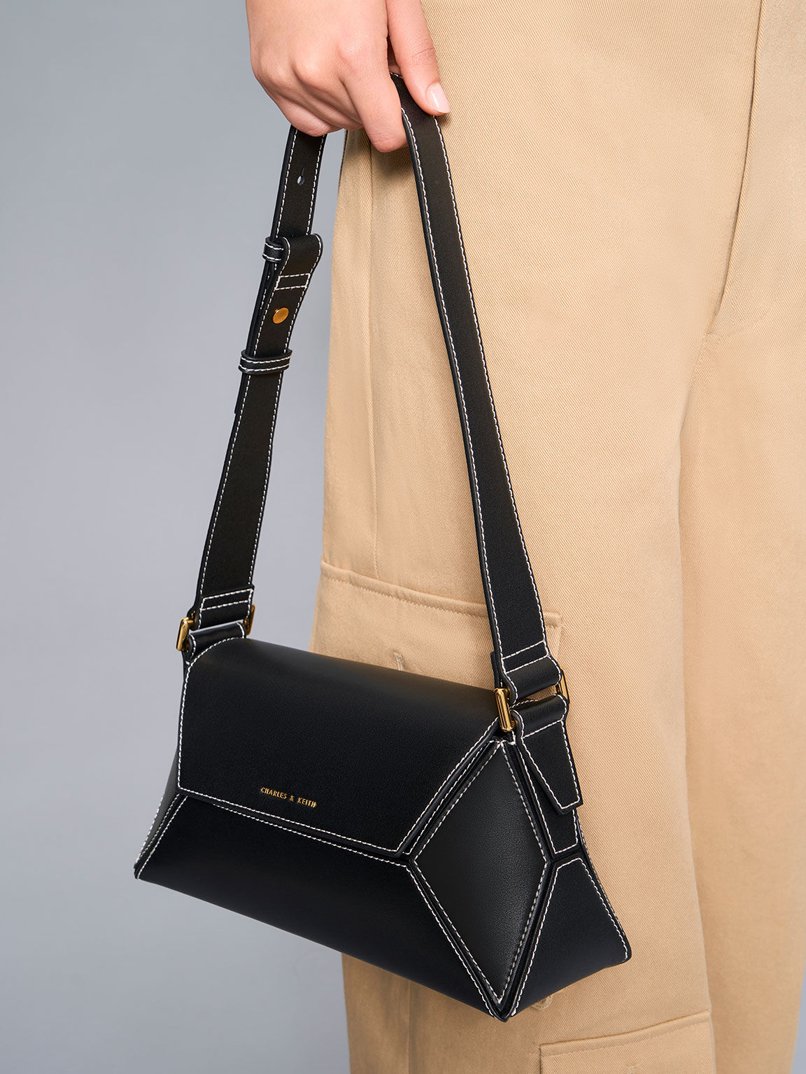 Charles and shop keith geometric bag