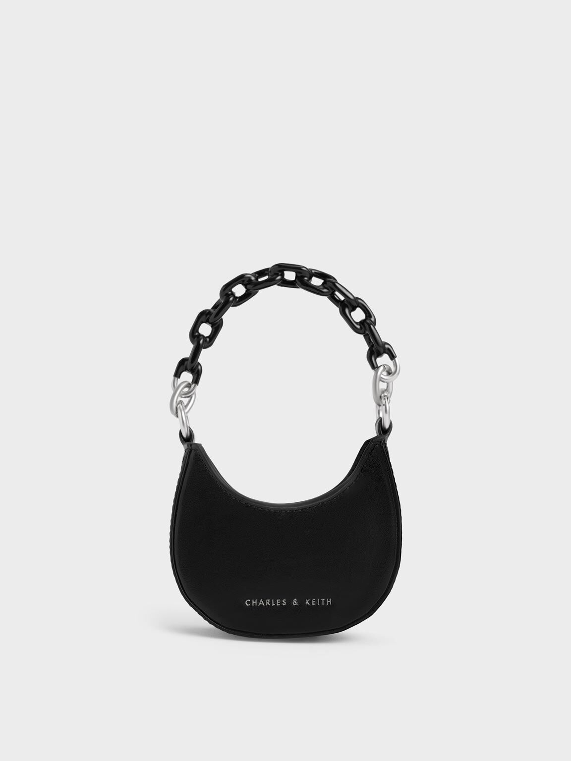 Koi Chain Handle Mini Bag Black