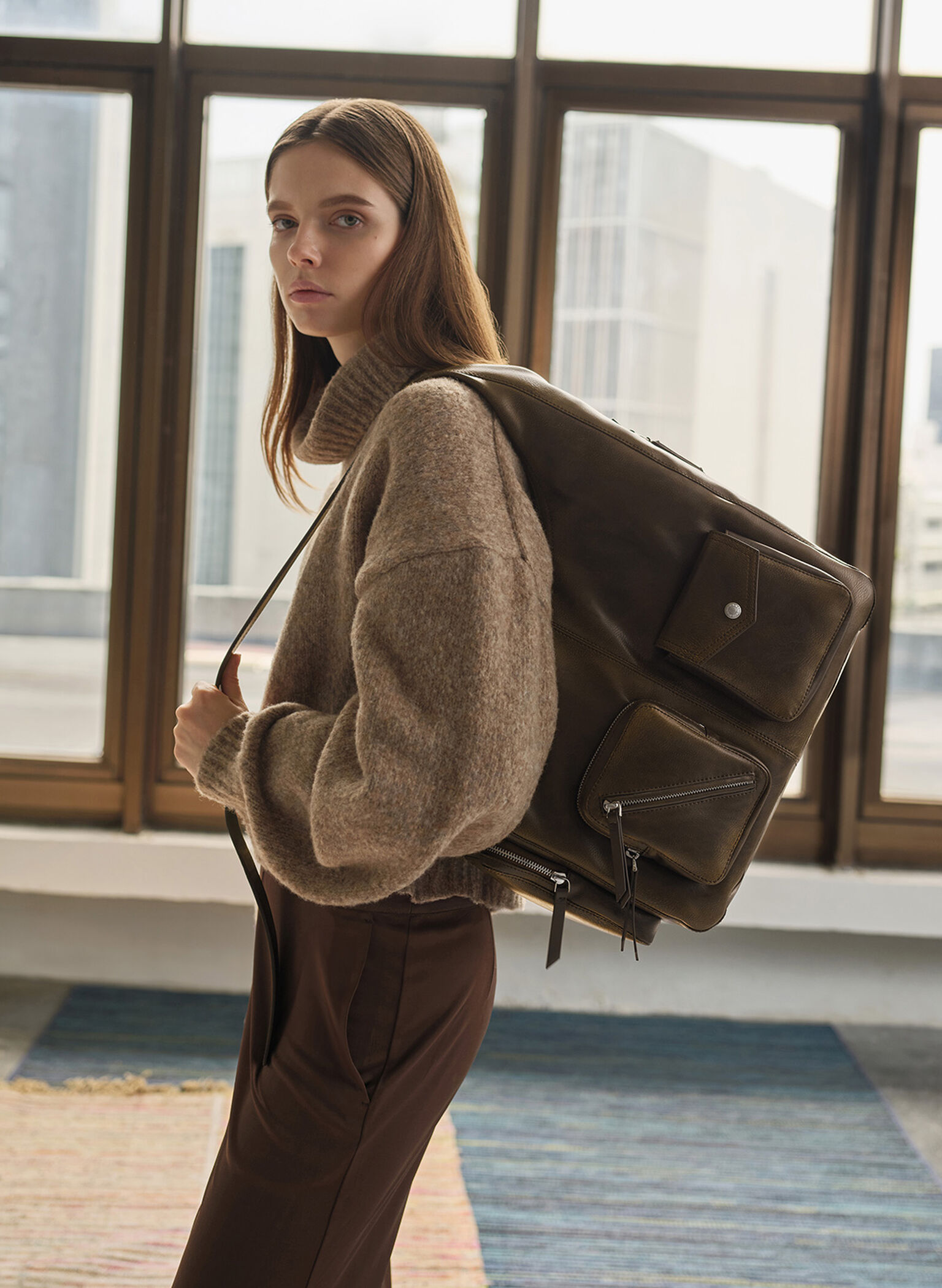 Thora Multi-Pocket Hobo Bag, Multi, hi-res
