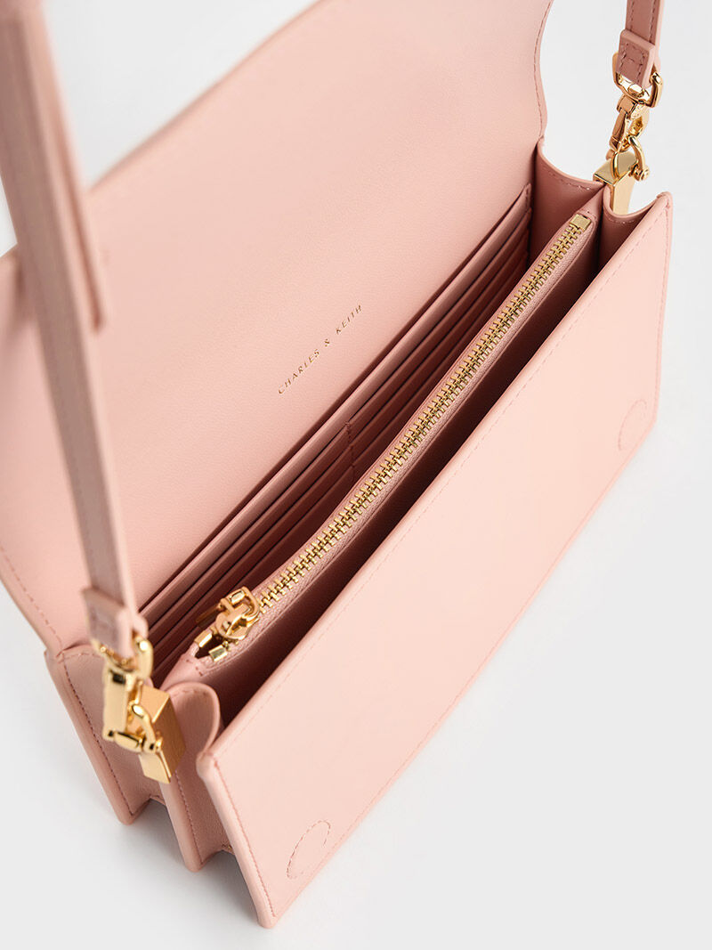 Charles and keith circular handle clutch deals