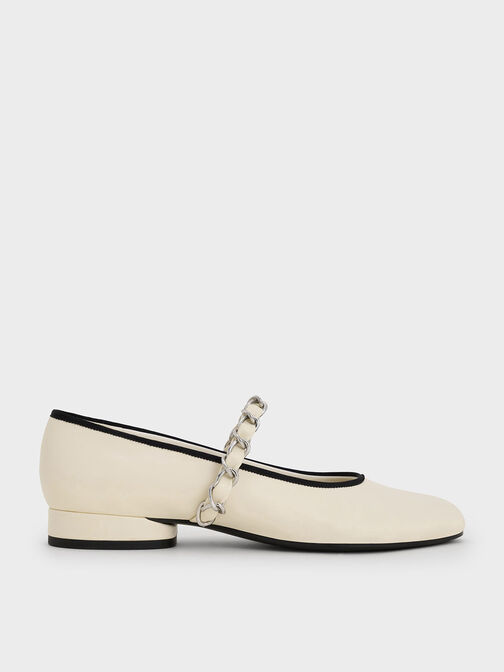 Braided-Strap Mary Janes, Chalk, hi-res