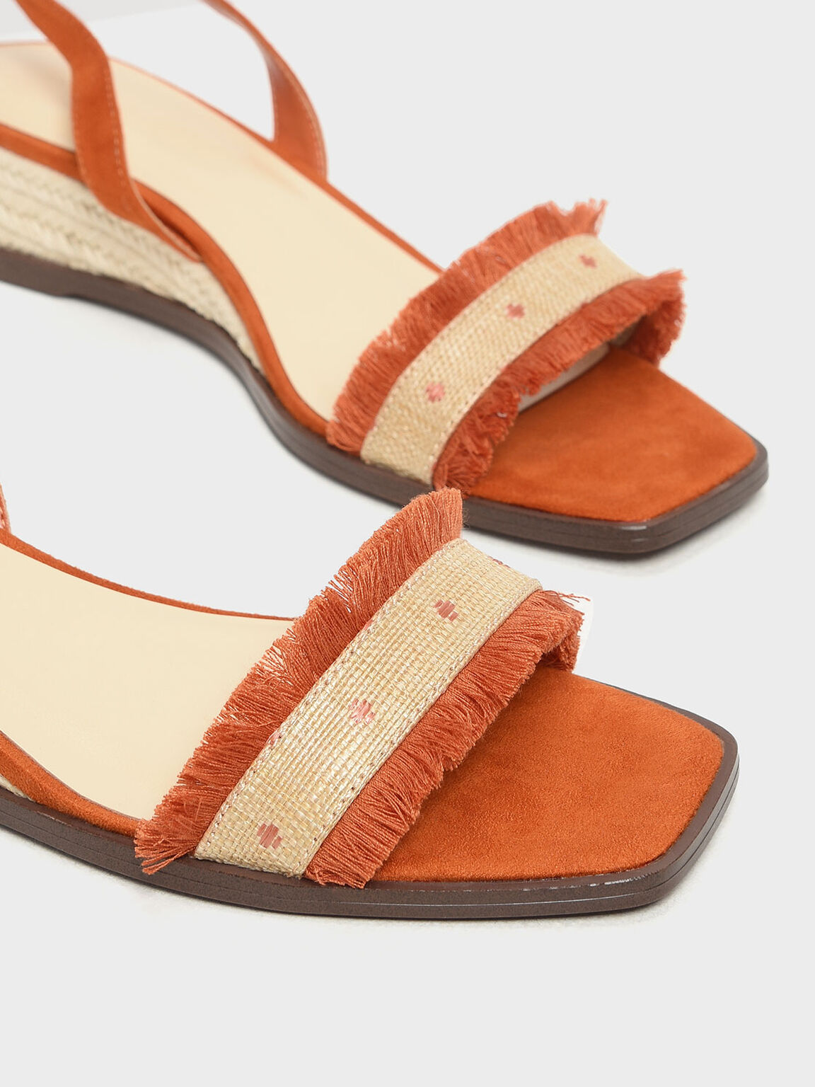 vionic clarisa raffia espadrille wedge