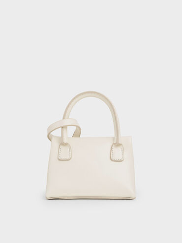 Andromeda Micro Bag Charm, Cream, hi-res