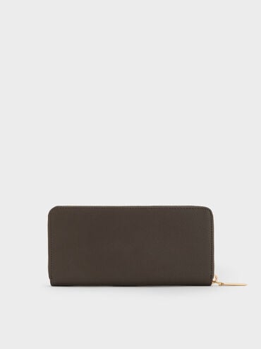 Dulcie Zip-Around Long Wallet, Dark Moss, hi-res