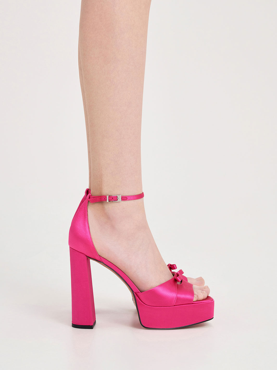 Pink platform outlet sandals uk