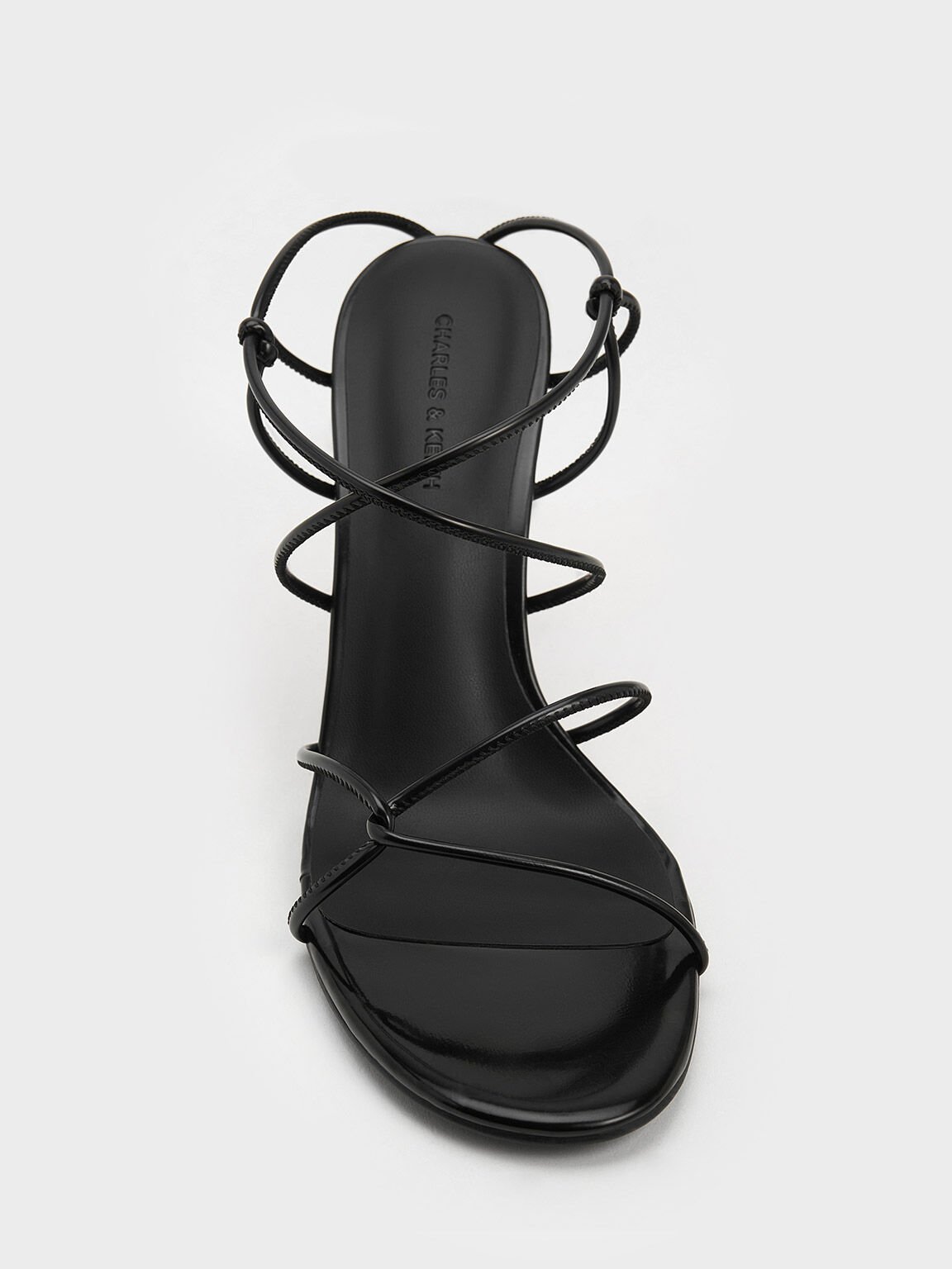 Black box heel sandals clearance