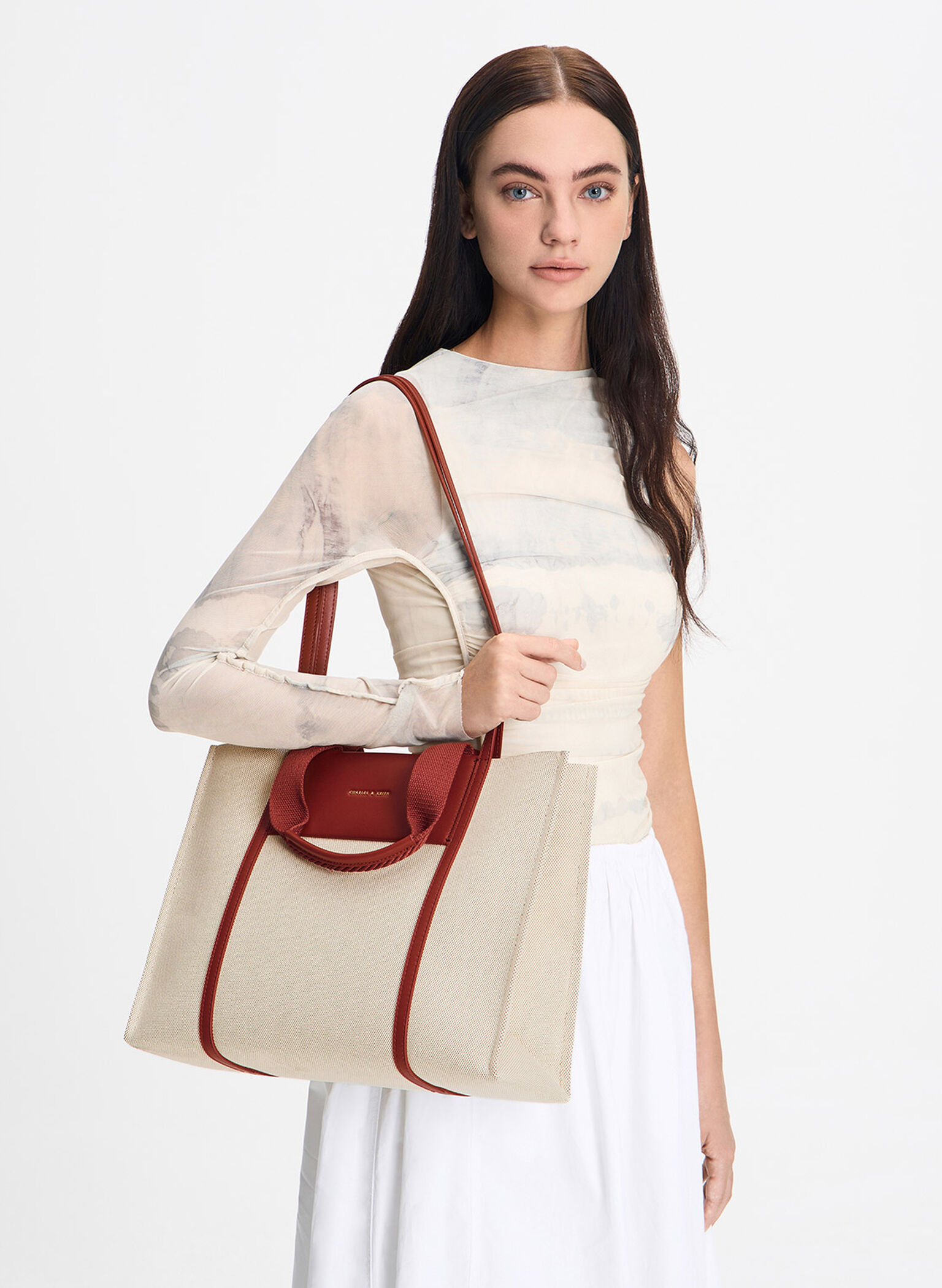 Shalia Canvas Tote Bag, Multi, hi-res