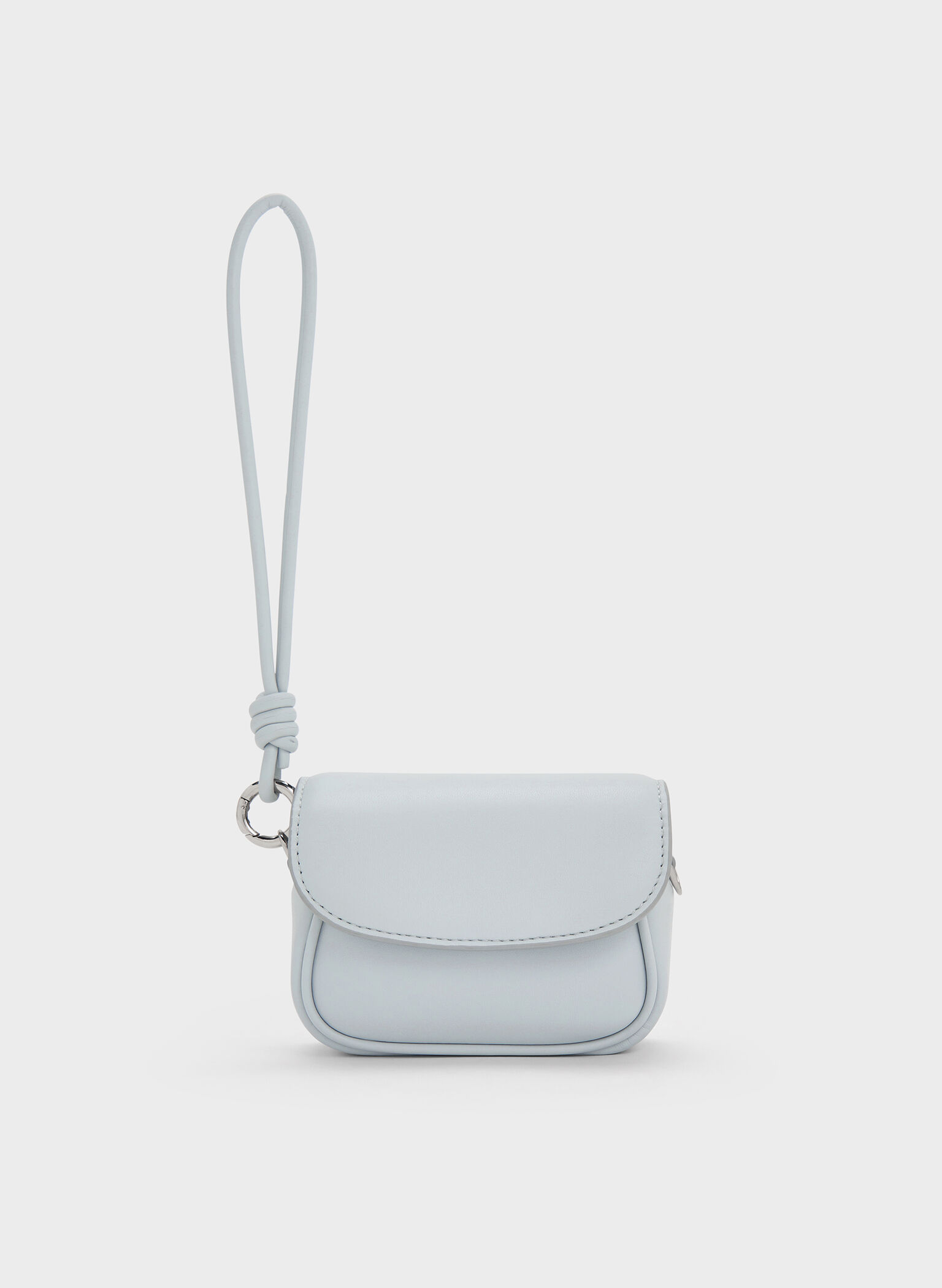 Sammie Knotted-Strap Wristlet, Sea Salt Blue, hi-res