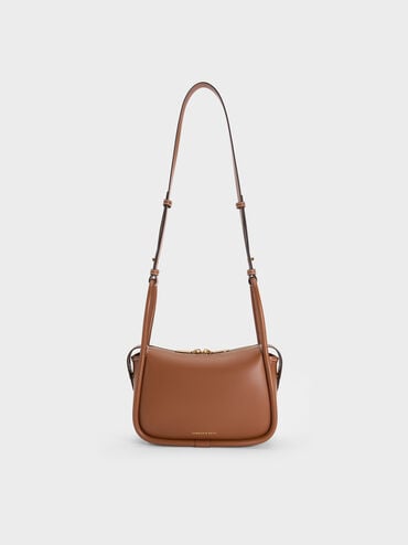 Lyla Shoulder Bag, Chocolate, hi-res