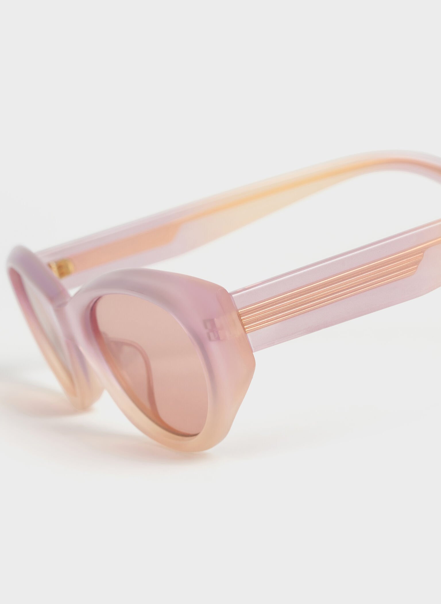 Bijou Recycled Acetate Cateye Sunglasses, Jelly Pink, hi-res