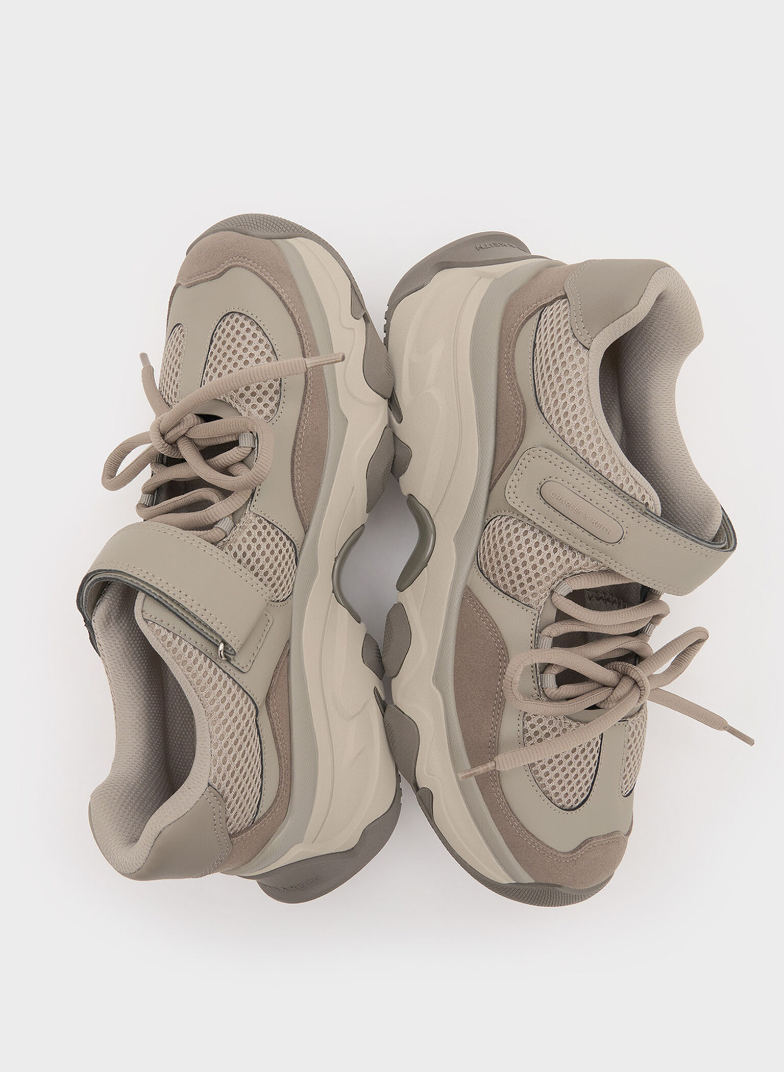 Gaskell Mesh Mary Jane Sneakers, Taupe, hi-res