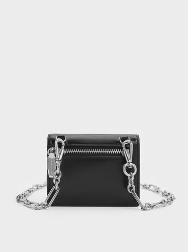 Adelie Envelope Card Holder, Noir, hi-res