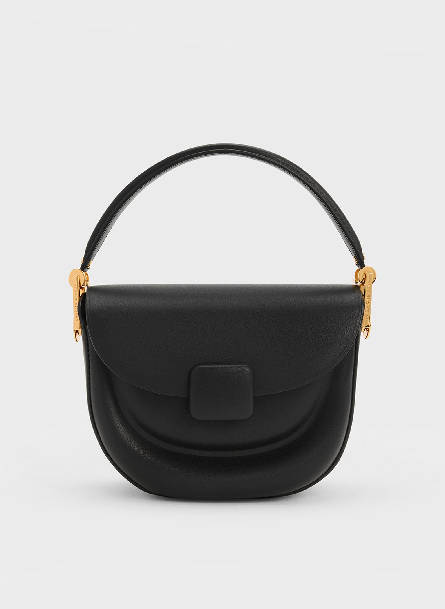 Koa Half-Moon Saddle Bag, Black, hi-res