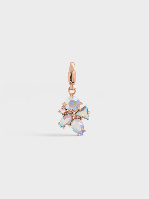 Gem-Embellished Charm, Rose Gold, hi-res