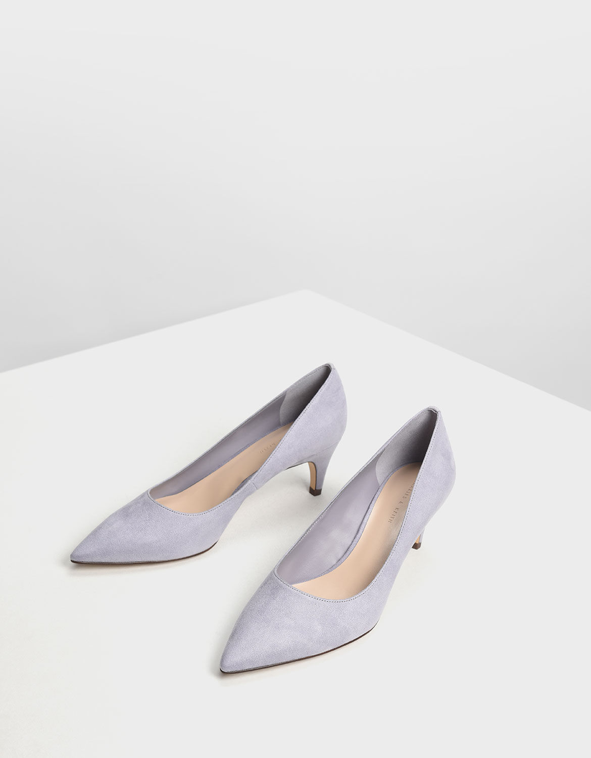 grey kitten heels uk
