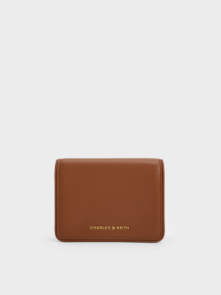 Lyla Knotted-Strap Wallet, Chocolate, hi-res