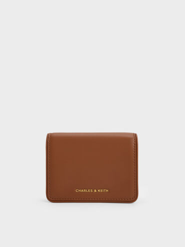 Lyla Knotted-Strap Wallet, Chocolate, hi-res