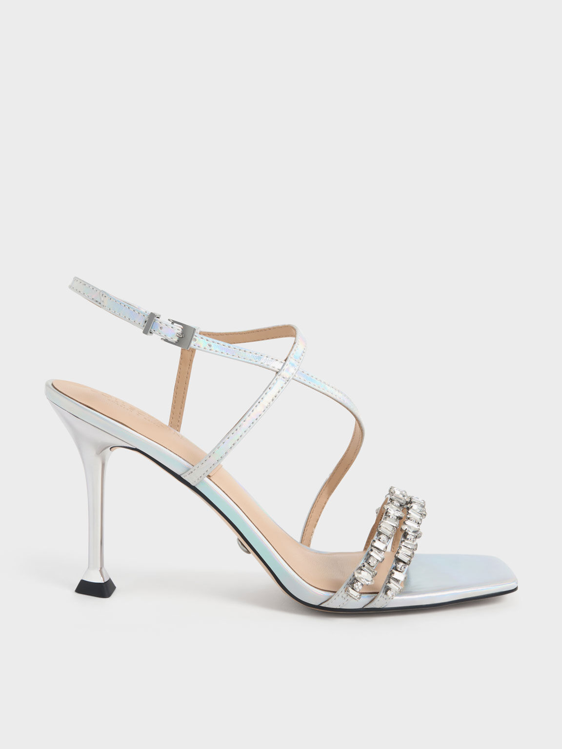 Holographic womens sandals discount