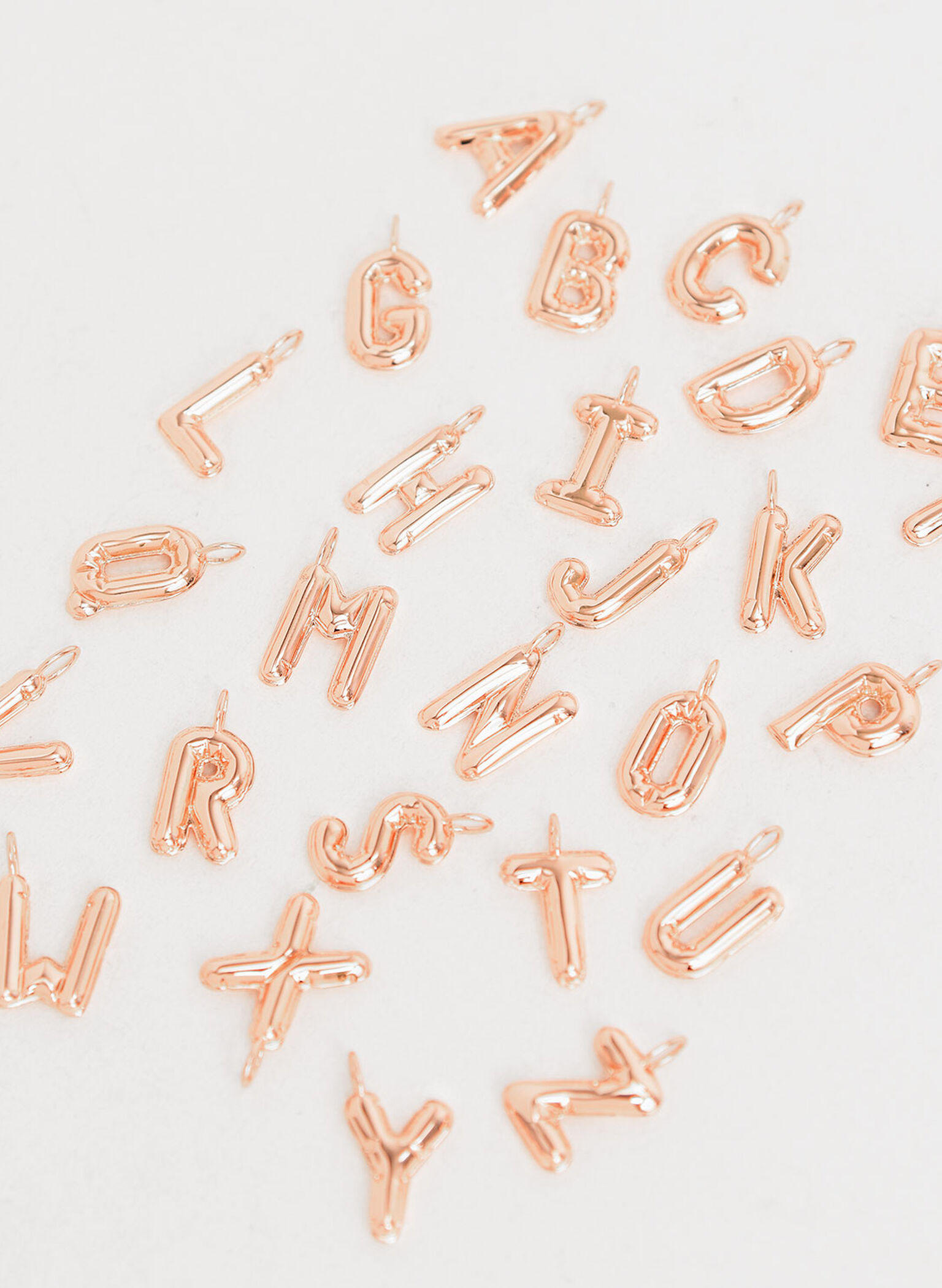 Alphabet 'Q' Charm, Rose Gold, hi-res