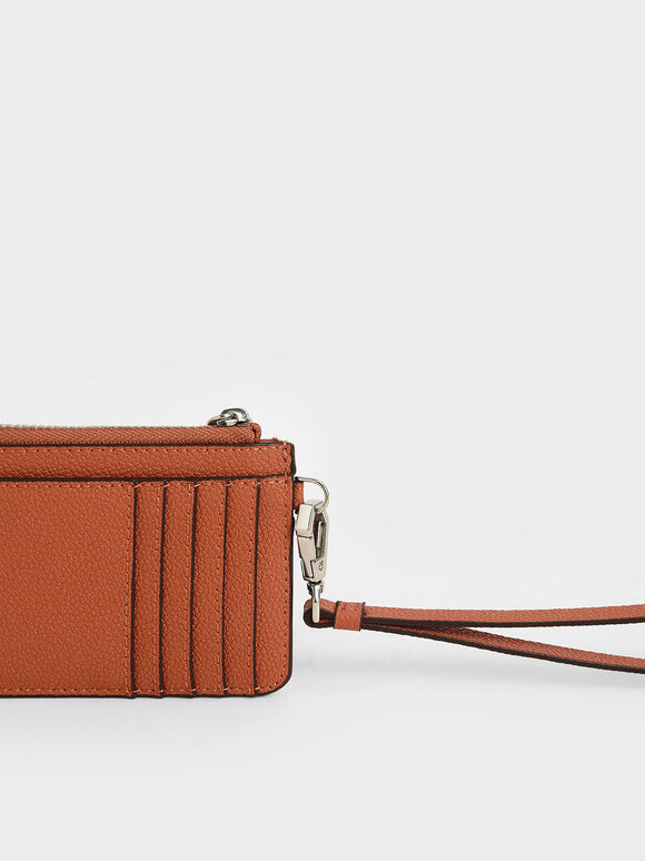 charles and keith zip around card holder