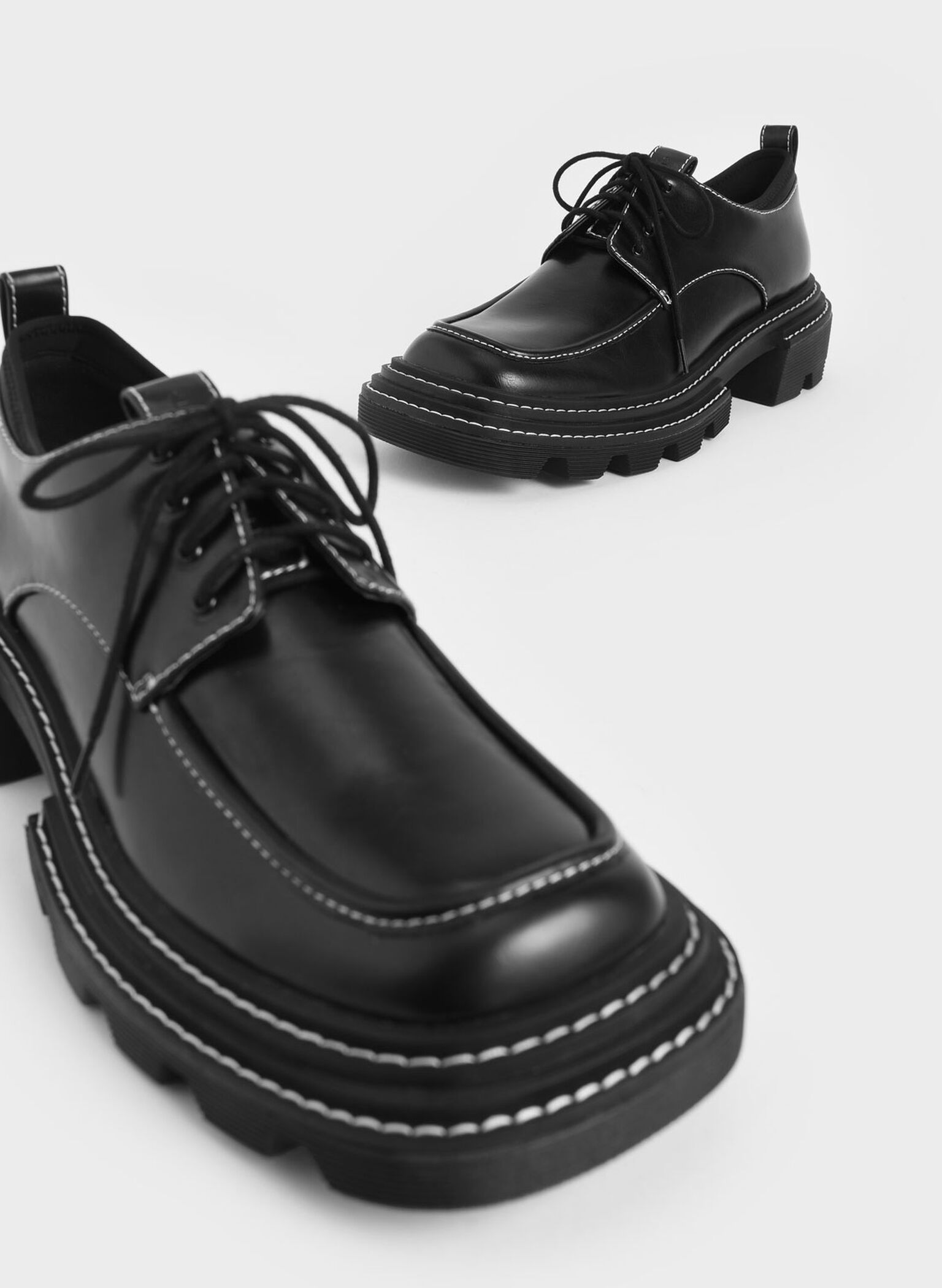 Chunky Brogues, Black, hi-res