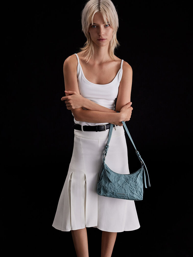 Lark Denim Hobo Bag, Denim Blue, hi-res