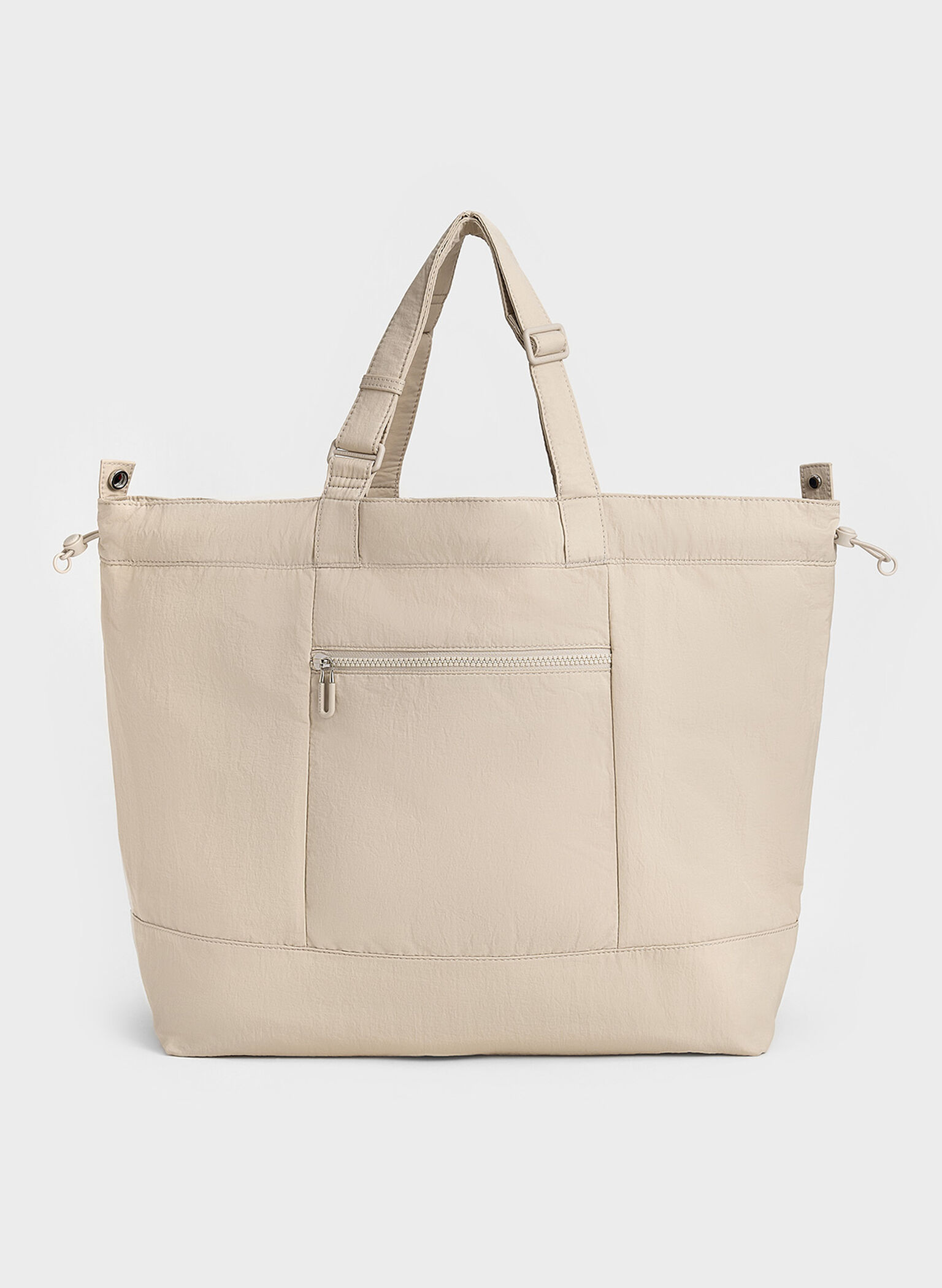 Terra Nylon Reversible Tote Bag, Oat, hi-res
