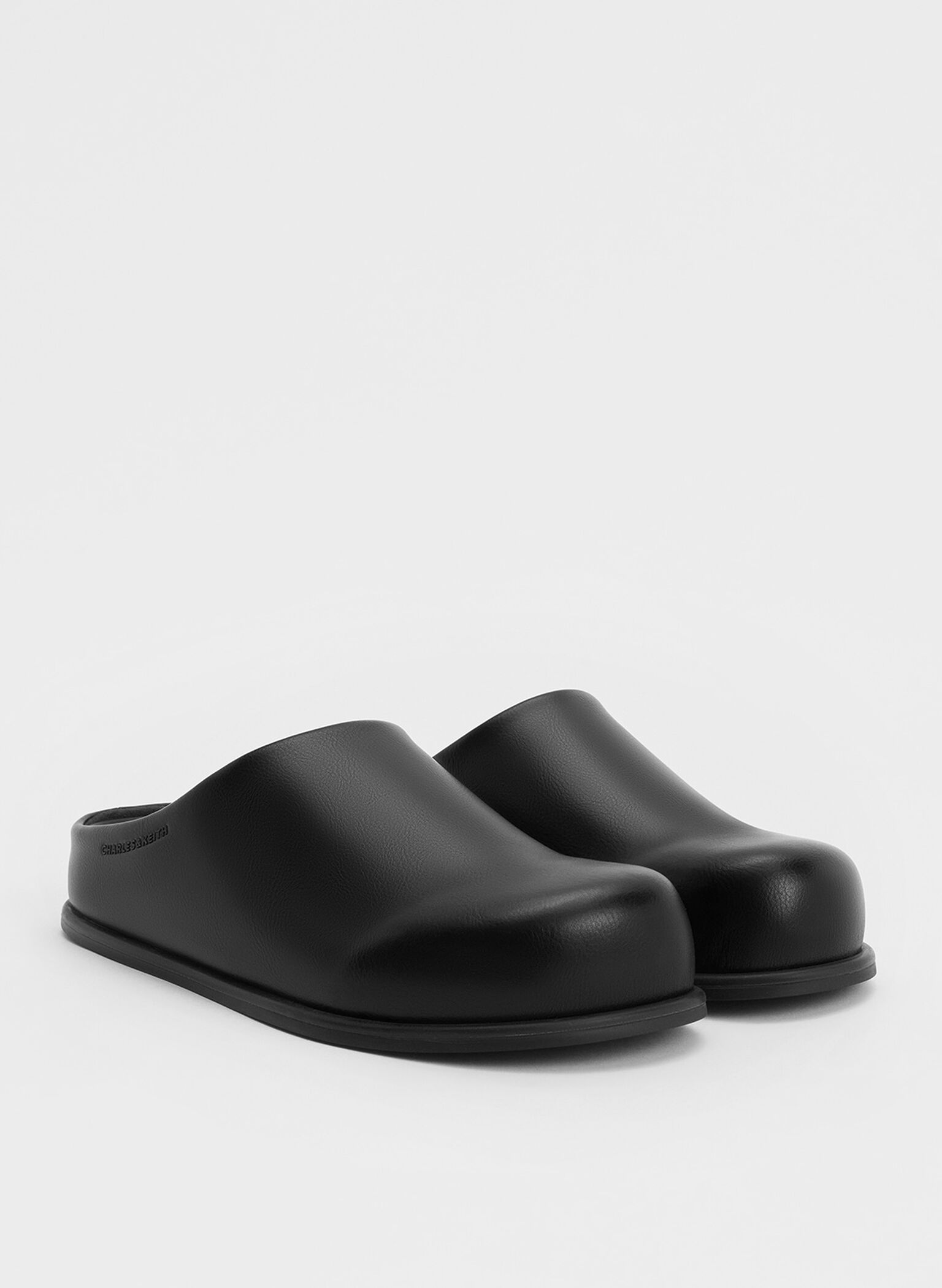 Flatform Mules, Black, hi-res