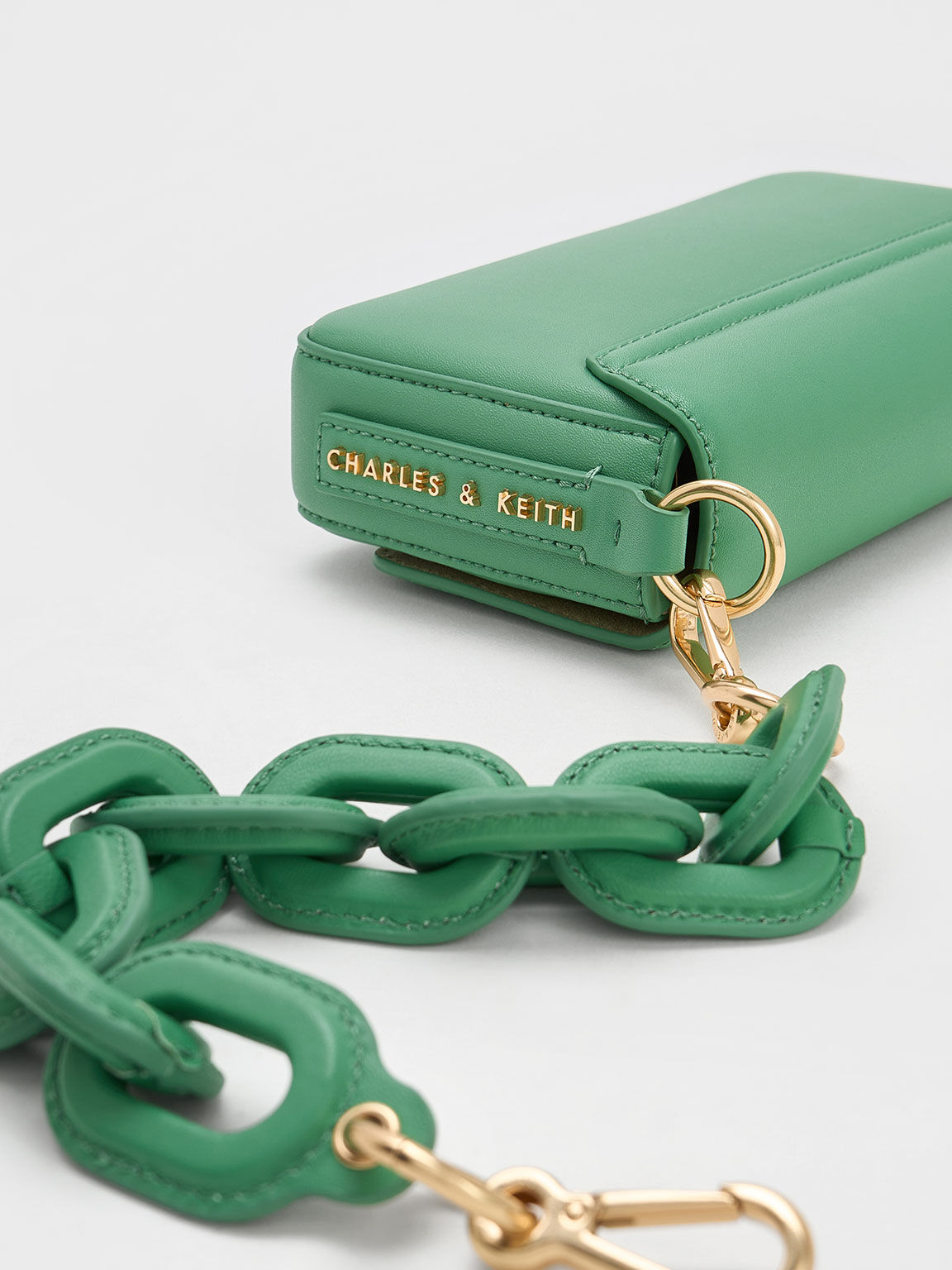 Charles & keith 2024 green bag