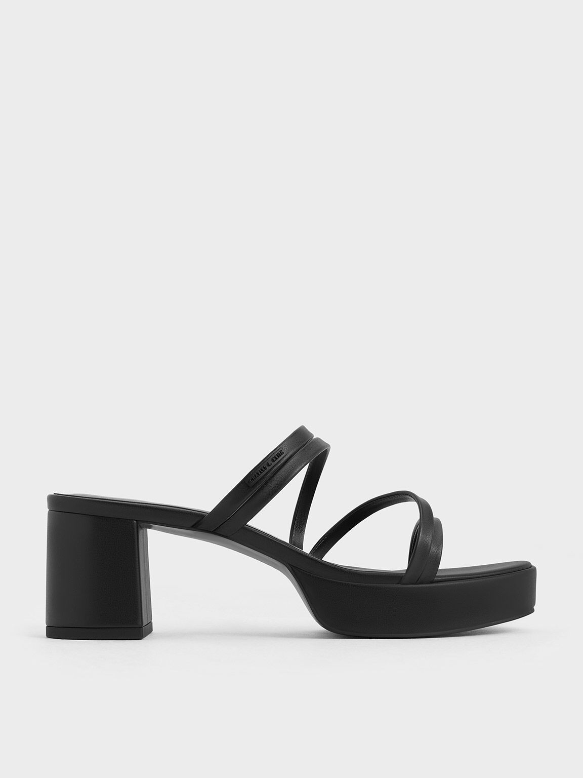 Cheap discount black mules
