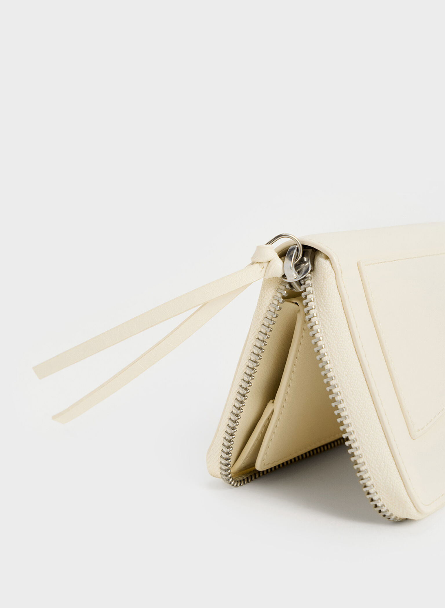 Xylia Zip-Around Wallet, Cream, hi-res