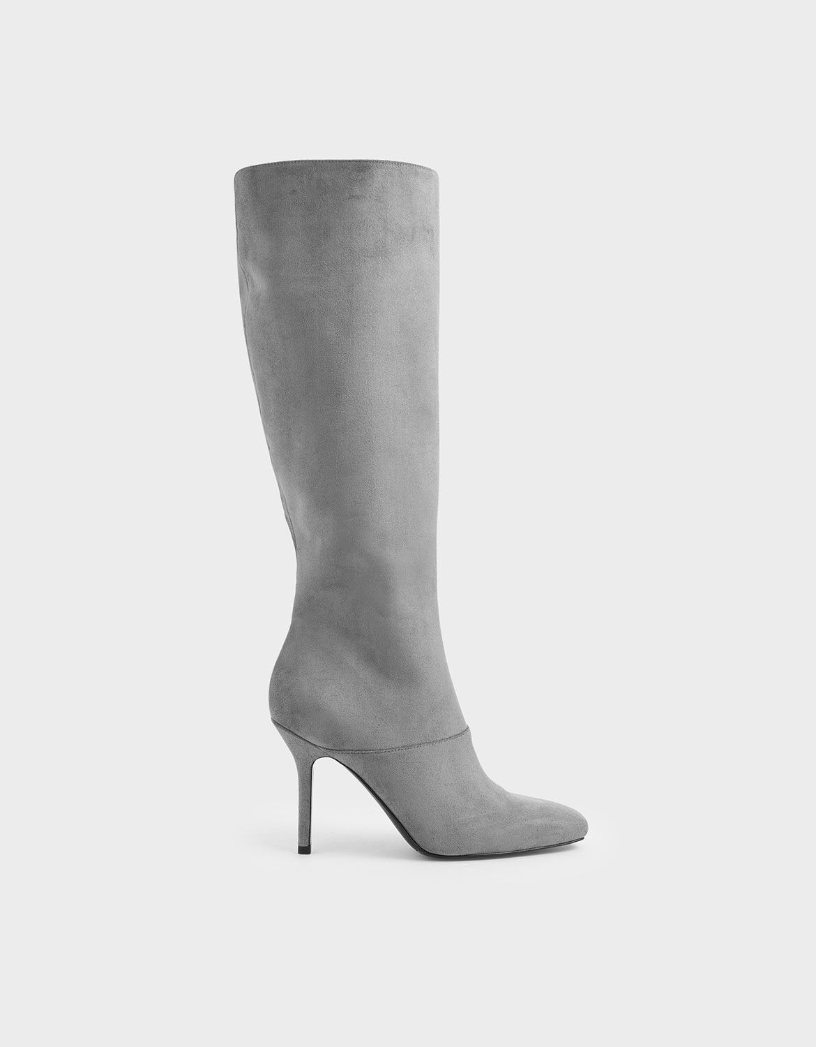 grey knee high boots uk