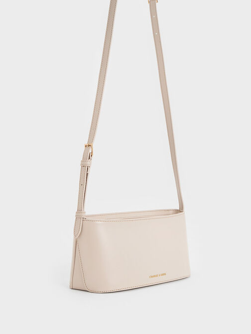 Wisteria Elongated Shoulder Bag, Oat, hi-res