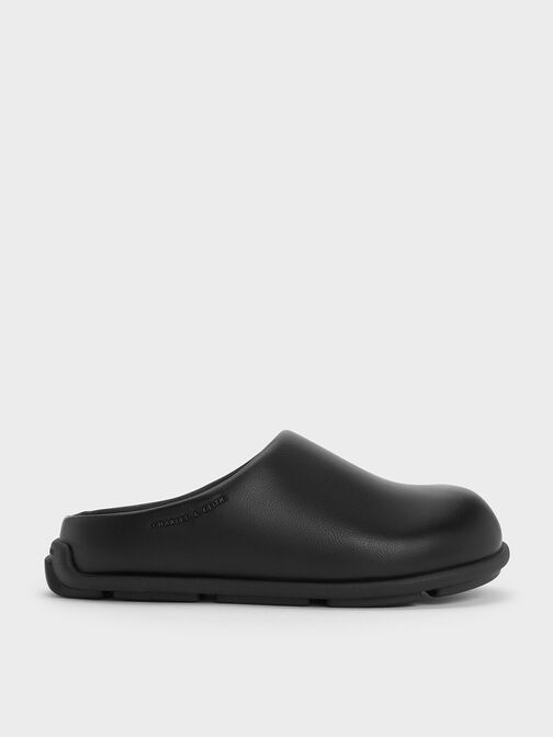 Molly Flat Mules, Black, hi-res