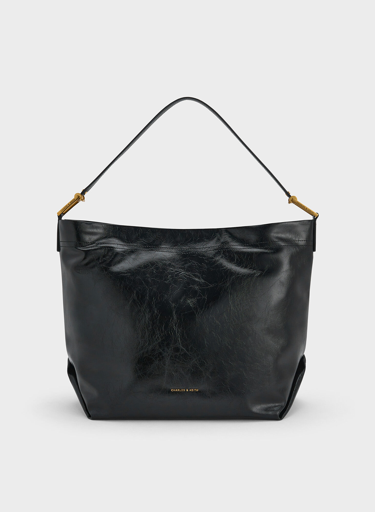 Sianna Slouchy Hobo Bag, Black, hi-res