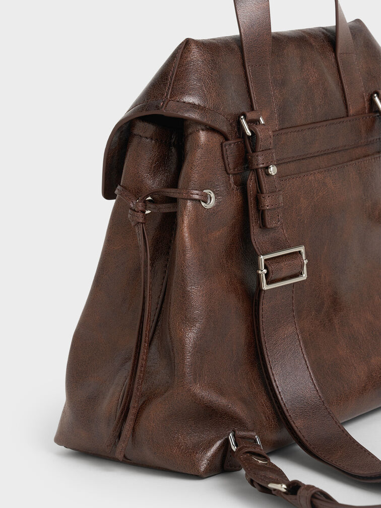 Noane Backpack, Distressed Coffee, hi-res