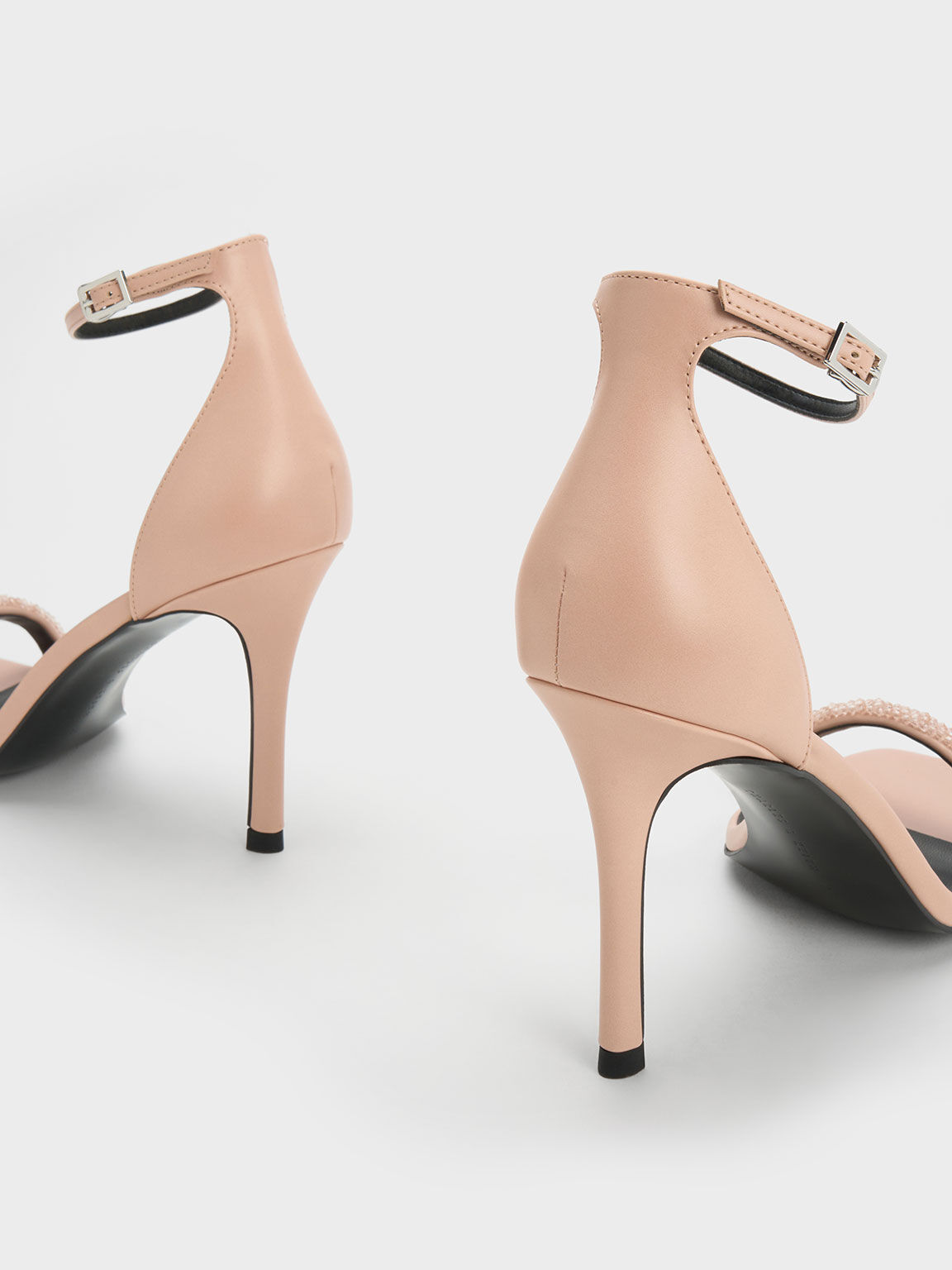 Charles and keith ankle strap heels top