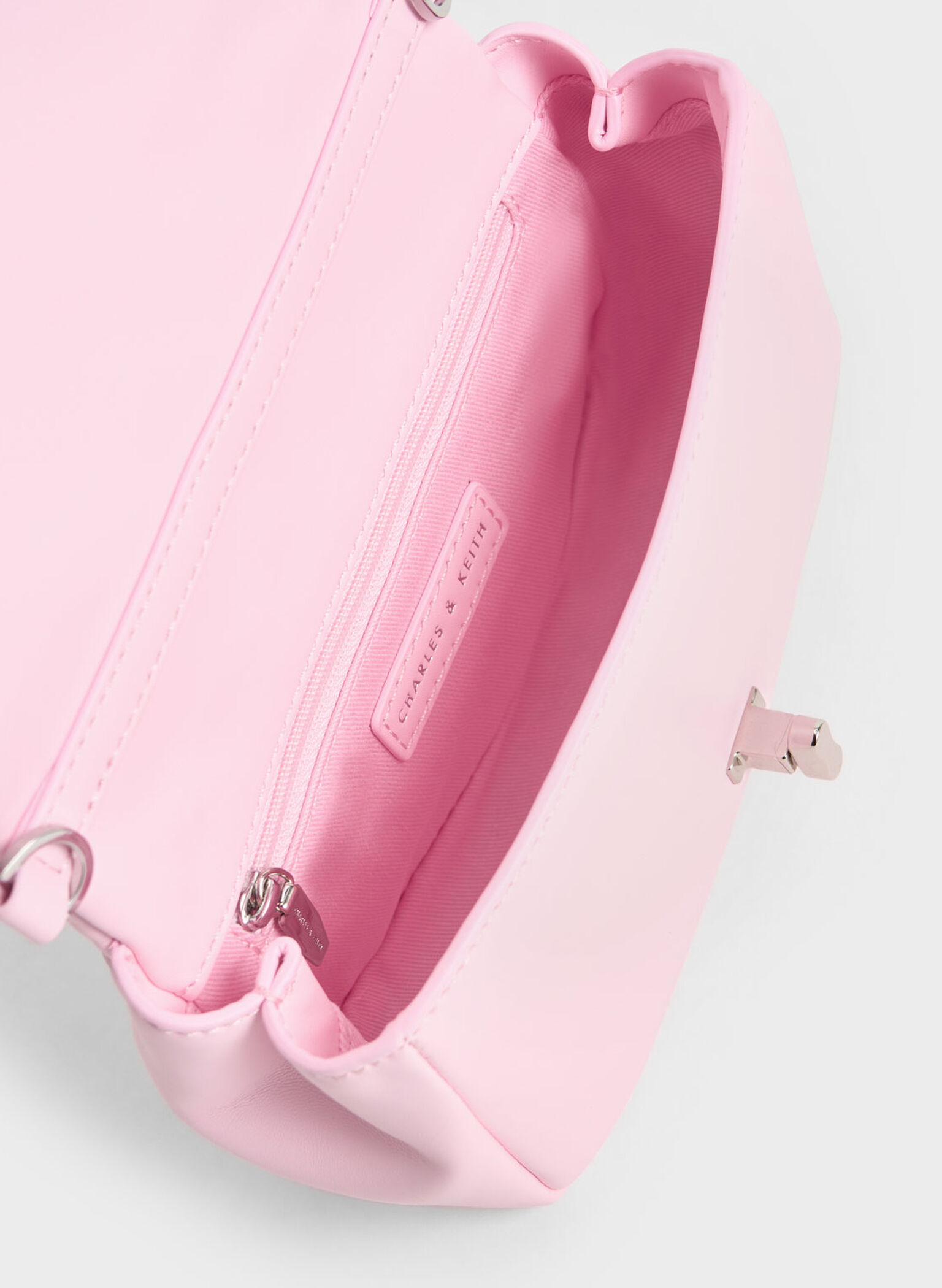 Iva Boxy Top Handle Bag, Pink, hi-res