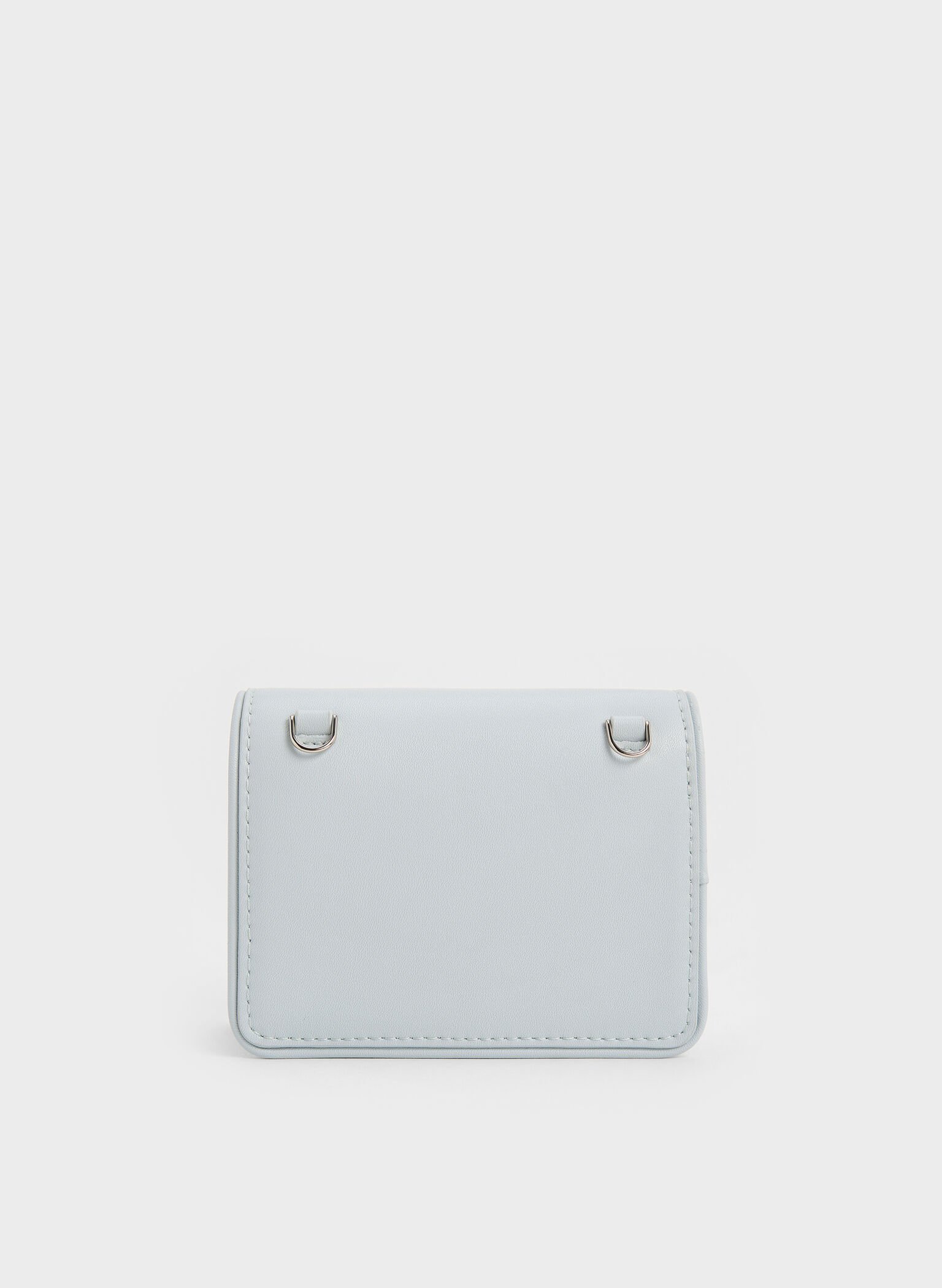 Lyla Knotted-Strap Wallet, Sea Salt Blue, hi-res