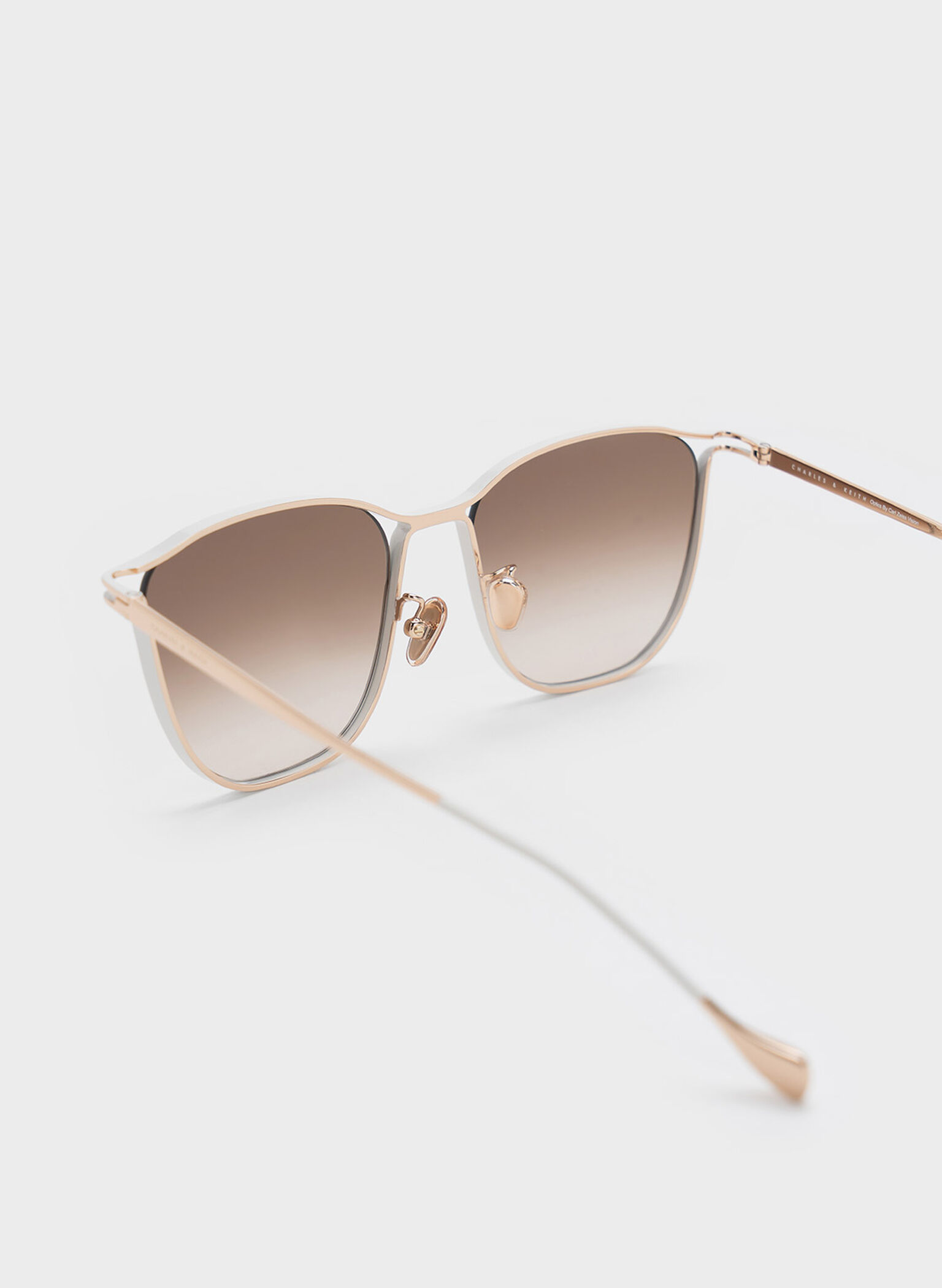 Wire Frame Butterfly Sunglasses, Cream, hi-res
