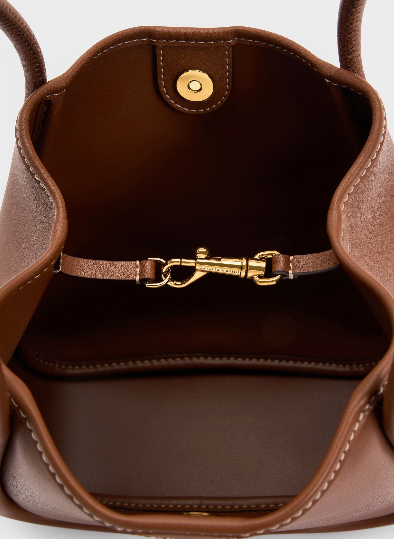 Mini Lyla Tubular Tote Bag, Chocolate, hi-res