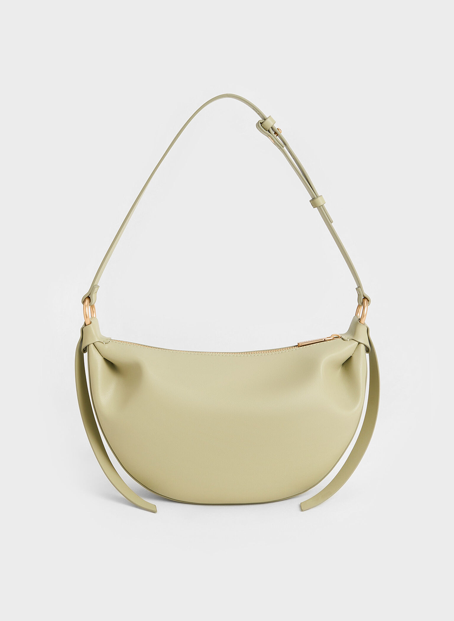 Calla Half-Moon Bag, Sage Green, hi-res