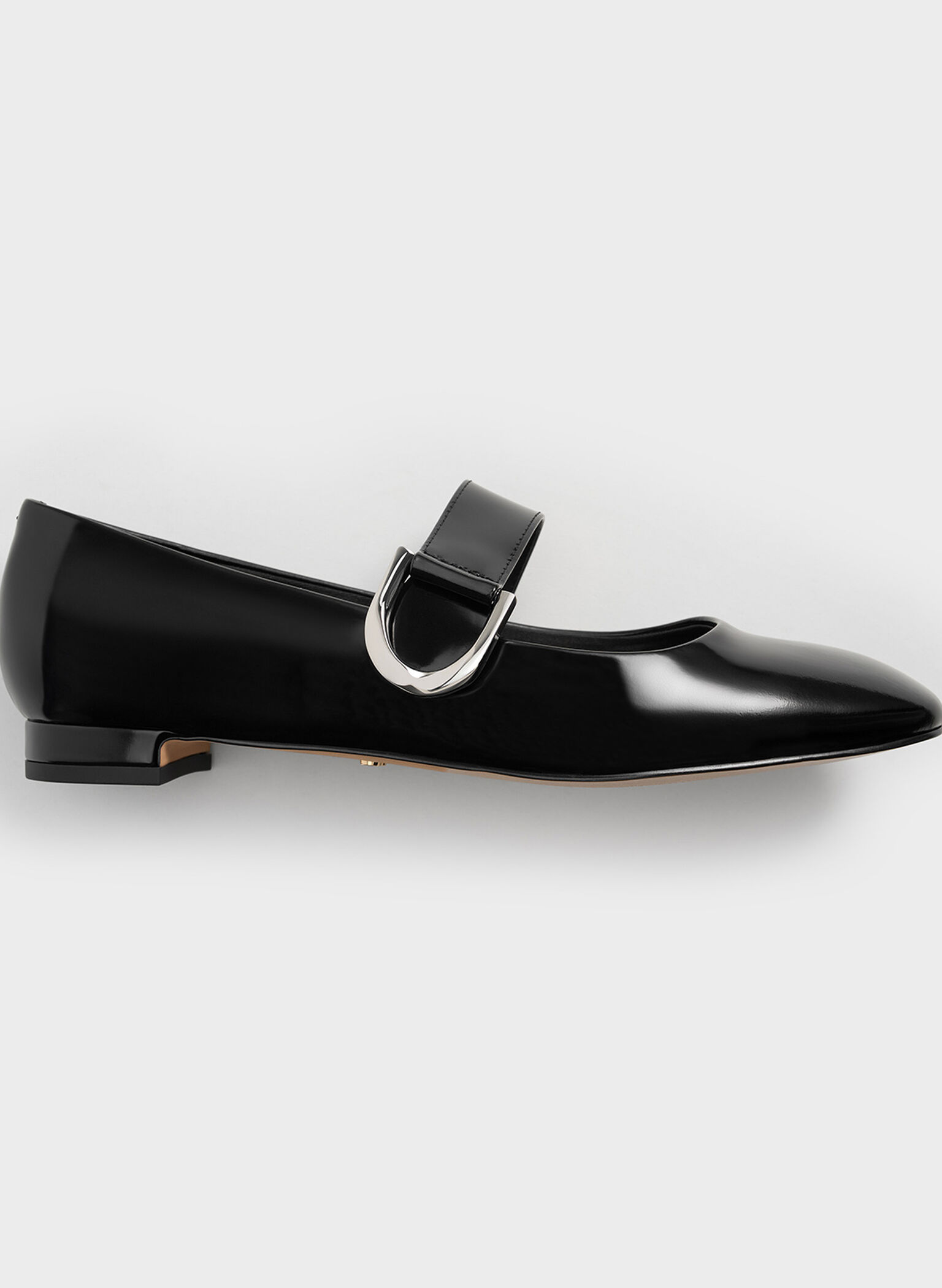 Gabine Leather Mary Janes, Black Box, hi-res