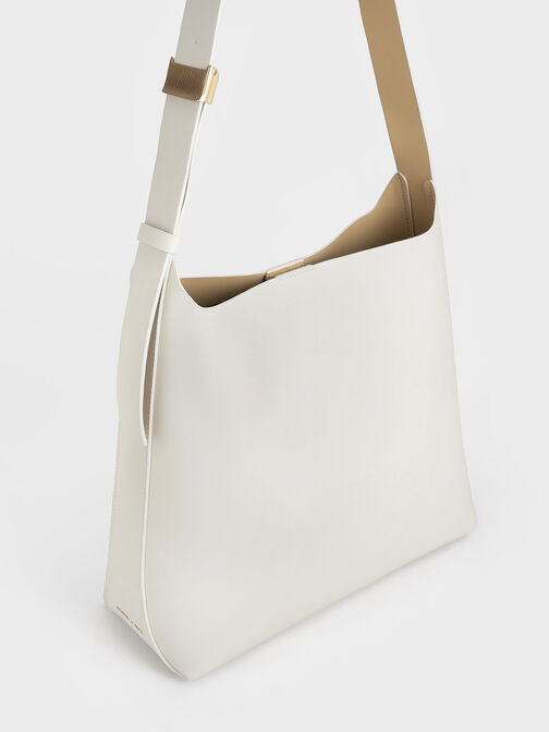 Edna Tote Bag, Cream, hi-res