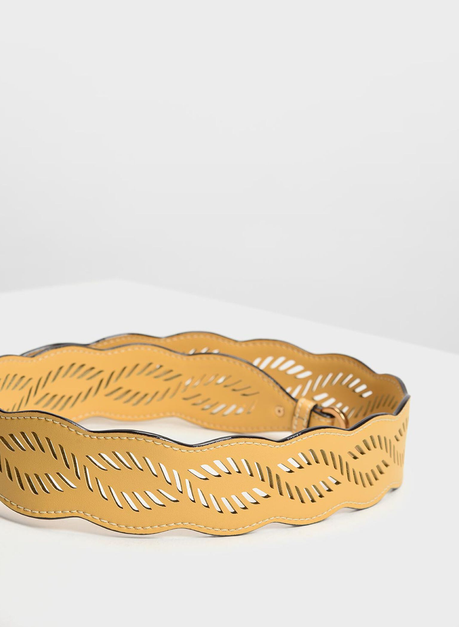 Laser Cut Bag Strap, Yellow, hi-res